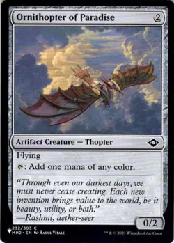 MTG Ornithopter of Paradise (232/303) | NM | The List (LST) - Image 1