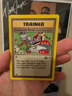 Computer Error #16 Black Star Promo Rare Vintage Pokemon Card - NM - Image 1