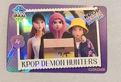 NEW! KPop Demon Hunters Exquisite Collection Card - HUNTR/X #AR-003 HOLO - Image 1