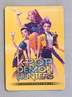 NEW! KPop Demon Hunters Exquisite Collection Card - HUNTR/X #AR-003 HOLO - Image 2