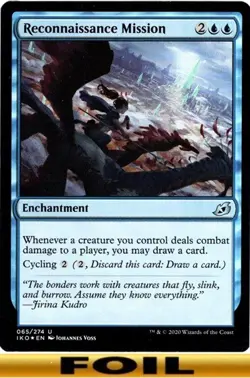 1x - Reconnaissance Mission - FOIL - Ikoria: Lair of Behemoths - UC NM MTG - Image 1