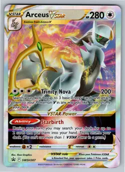 Arceus VSTAR Promo SWSH: Sword & Shield Promo Cards SWSH307 NM - Image 1