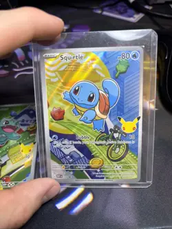 Pokemon 30th Year Anniversary First Illustration Kanto Starters Promo Card - Image 2