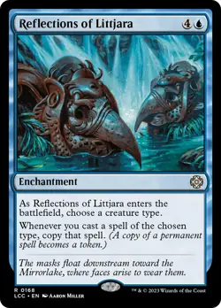 MTG Reflections of Littjara - The Lost Caverns of Ixalan Commander #168 - Image 1