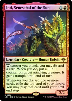 MTG FOIL Inti, Seneschal of the Sun - The Lost Caverns of Ixalan #156 - Image 1