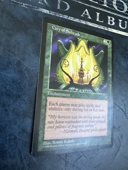 MTG English Magic The Gathering CITY OF SOLITUDE VISIONS Reserved List LP - Image 4