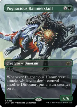 MTG Pugnacious Hammerskull Borderless - The Lost Caverns of Ixalan #328 - Image 1