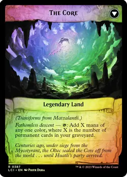 MTG FOIL Matzalantli, the Great Door // The Core Extended Art - The Lost Caverns - Image 2