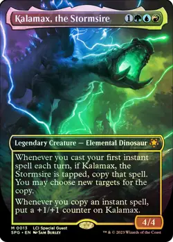 MTG FOIL Kalamax, the Stormsire Borderless - Special Guests #013 - Image 1