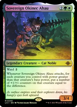 MTG FOIL Sovereign Okinec Ahau - The Lost Caverns of Ixalan #240 - Image 1