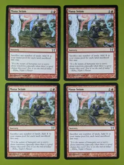 Mana Seism x4 Champions of Kamigawa 4x Magic the Gathering MTG - Image 1