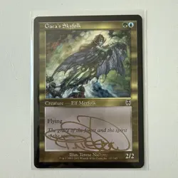 1x Signed Gaea's Skyfolk Apocalypse LP MTG Free Shipping - Image 1