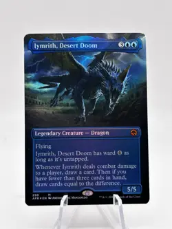 Iymrith, Desert Doom 290 Foil Borderless Adventures Forgotten Realms AFR MTG NM - Image 1