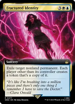MTG Fractured Identity Extended Art - Doctor Who Commander #477 - Image 1