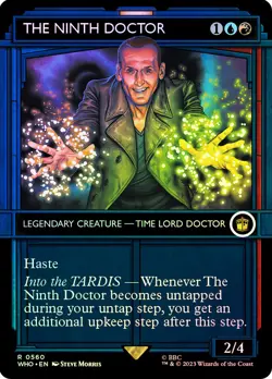 MTG FOIL The Ninth Doctor(#560) Showcase - Doctor Who Commander #560 - Image 1