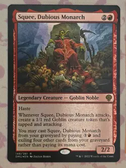 1x Squee, Dubious Monarch - Foil NM Eng MTG - Dominaria United - Image 1