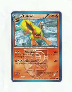 FLAREON 12/116 PLASMA FREEZE NON HOLO POKEMON TCG LP - Image 1