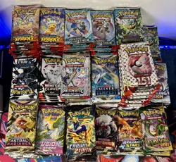 Pokemon Guaranteed Value Lot box -SEALED PACKS + Hits! Read Description!!!! - Image 1