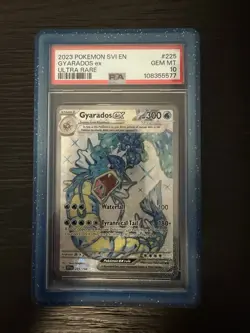 2023 POKEMON SVI EN-SCARLET & VIOLET ULTRA RARE #225 GYARADOS EX PSA 10 - Image 1