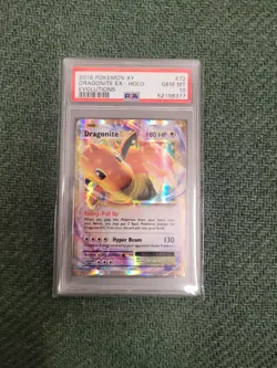 Pokemon XY Evolutions Dragonite Ex 72/108 PSA 10 - Image 1