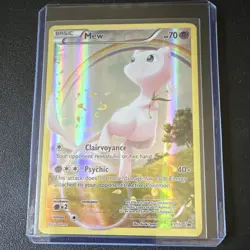 Pokemon Mew XY110 Promo Holo Basic Psychic 70HP Card XY English - Image 1