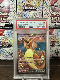 Charizard PSA 10 💎 151 Ultra Rare 2023 Pokemon Scarlet & Violet Mew 151 EN - Image 1