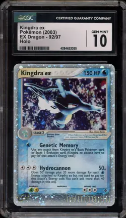 Pokemon Kindra ex EX Dragon Holo Rare #92 CGC 10 Gem Mint - Image 1