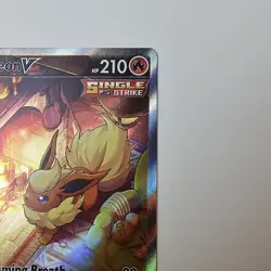 Flareon V SWSH179 Sword & Shield Pokemon Card Full Art Holo Promo Nm - Image 3