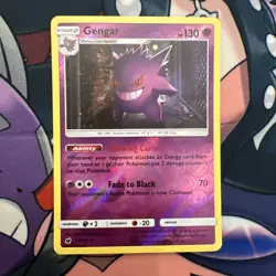 🔥Pokemon TCG Gengar 38/111 Crimson Invasion Reverse Holo Rare Mint Condition👍 - Image 1