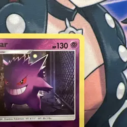 🔥Pokemon TCG Gengar 38/111 Crimson Invasion Reverse Holo Rare Mint Condition👍 - Image 2