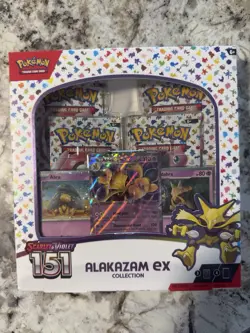 151 Alakazam ex Collection Box Pokemon Scarlet & Violet TCG **SEALED/NEW** - Image 1