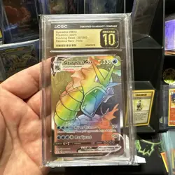 Pokemon TCG Gyarados VMAX 021/067, CGC Pristine 10 - Image 1