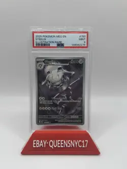 Pokemon Steelix (2025) Me01: Mega Evolution 150/132 PSA 9 Illustration Rare Holo - Image 1