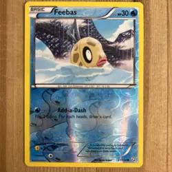 Pokemon TCG Dragons Exalted Feebas 27/124 - LP Reverse Holo - Image 1