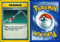 MAINTENANCE 83/102 UNCOMMON BASE SET UNLIMITED POKEMON MP - Image 3