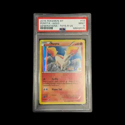 Pokemon Slab Ponyta 14 Holo Toys R Us PSA 9 Mint 2016 - Image 1