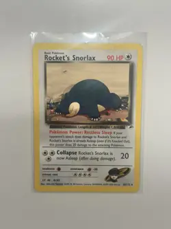 Rocket's Snorlax - 33/132 Gym Heroes Unlimited Rare Pokemon - LP/MP - Image 1