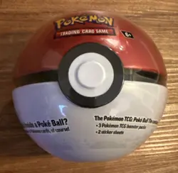 Pokemon TCG Poke Ball Tin D25 New Sealed 3 Booster Packs Inside - Image 2