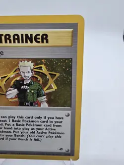Lt. Surge 17/132 Gym Heroes Holo Rare Pokemon TCG 2000 Ken Sugimori LP - Image 4