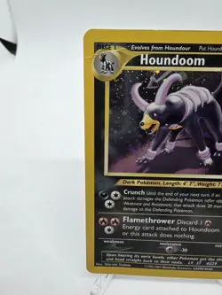 Houndoom 4/75 Neo Discovery Holo Pokemon TCG 2001 Shin-ichi Yoshida MP SWIRL*** - Image 3