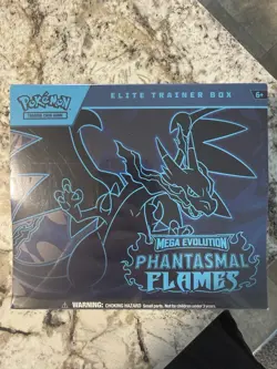 Pokemon TCG Phantasmal Flames Elite Trainer Box ETB Factory Sealed - Image 1