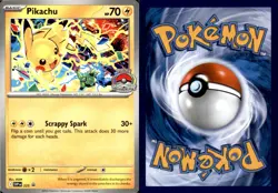 Pikachu [World Championships] 225 Promo Scarlet & Violet Pokemon Near Mint - Image 1