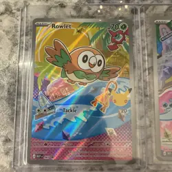 Pokemon TCG First Partner Illustration Collection (Litten, Popplio,Rowlet) New - Image 3