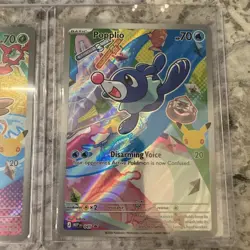 Pokemon TCG First Partner Illustration Collection (Litten, Popplio,Rowlet) New - Image 4