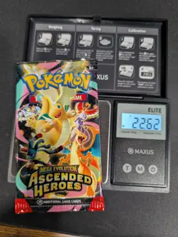 Pokemon Ascended Heroes Booster Pack (SEALED) GOD PACKUUU HEAVY! 22.62g!!! - Image 1