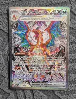 Pokemon Charizard ex Special Illustration Rare Holo SV03 Obsidian Flames 223/197 - Image 2