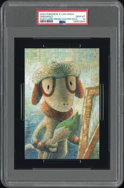 2023 POKEMON X VAN GOGH POSTCARD POKEMON CENTER EXCLUSIVE SMEARGLE PSA 10 - Image 1