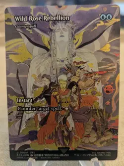 FOIL Wild Rose Rebellion #4 Magic MTG Final Fantasy Through the Ages - Image 1