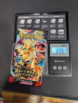 Pokemon Ascended Heroes Booster Pack (SEALED) GOD PACKUUU HEAVY! 22.61g!!! - Image 1