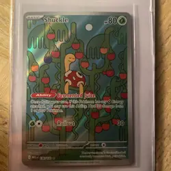 Pokemon Shuckle Full Art Holo 80 HP Me01: Mega Evolution 136/132 Rare - Image 1